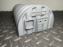 Load image into Gallery viewer, Pre Fab Military Armory Nissen Hut - 3D Printed 28mm Terrain Wargaming Building