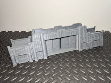 Load image into Gallery viewer, 28mm 32mm Sci-Fi Fortified Gate Zeta Collection Wargaming Defence Terrain 3D Printed