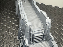 Load image into Gallery viewer, 28mm 32mm Sci-Fi Fortified Gate Zeta Collection Wargaming Defence Terrain 3D Printed