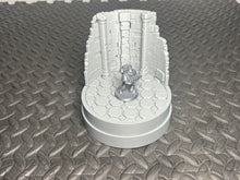 Load image into Gallery viewer, Miniature Display Plinth Hero Stand Diorama Base Modular - Dungeon Ruins Theme