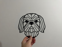 Load image into Gallery viewer, Shih Tzu Wall Art Dog Silhouette Home Decor Gift 3D Printed