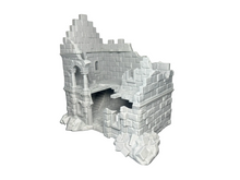 Load image into Gallery viewer, Ruined House Terrain for D&D Fantasy Games Wargaming Scenery 15mm 20mm 28mm