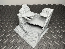 Load image into Gallery viewer, Ruined Watchtower Terrain for D&D Fantasy Games Medieval Scenery 20mm 28mm