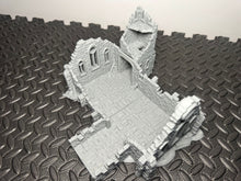 Load image into Gallery viewer, Ruined Church Skirmish Terrain for World War Fantasy Medieval Scenery 20mm 28mm