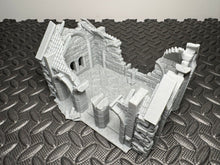 Load image into Gallery viewer, Ruined Hall Skirmish Terrain Fantasy World War Medieval Scenery 20mm 28mm 32mm