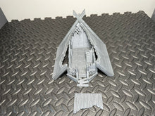 Load image into Gallery viewer, 28mm Ruined Viking Hut 1 - Destroyed Buildings Medieval 28mm Wargaming Terrain