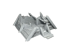 Load image into Gallery viewer, 28mm Ruined Viking Hut 2 - Destroyed Buildings - Norse Terrain Medieval Scenery