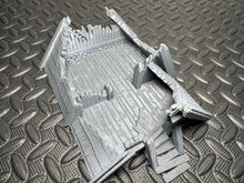 Load image into Gallery viewer, 28mm Ruined Viking Hut 2 - Destroyed Buildings - Norse Terrain Medieval Scenery