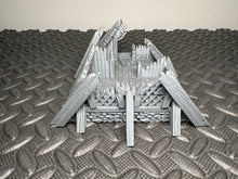 Load image into Gallery viewer, 28mm Ruined Viking Hut 2 - Destroyed Buildings - Norse Terrain Medieval Scenery