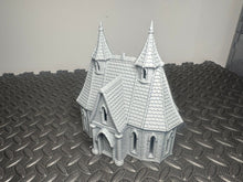 Load image into Gallery viewer, Elven House 3D Printed Fantasy Tabletop Gaming Terrain D&D Medieval Building 28mm