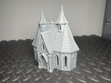 Load image into Gallery viewer, Elven House 3D Printed Fantasy Tabletop Gaming Terrain D&D Medieval Building 28mm
