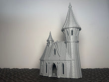 Load image into Gallery viewer, Elven House 2 3D Printed Fantasy Building Terrain for D&D LOTR Style Games 28mm