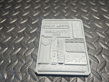 Load image into Gallery viewer, Cyberpunk Style Signs Dry Brush Texture Palette Miniature Painting 14cm x 10cm