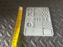 Load image into Gallery viewer, Mixed Patterns Dry Brush Texture Palette for Miniature Painting Table Top Games