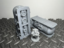 Load image into Gallery viewer, Industrial Storage Tanks Sci-fi Scatter Terrain for 28mm Wargaming Sci Fi