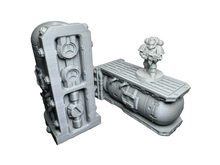 Load image into Gallery viewer, Industrial Storage Tanks Sci-fi Scatter Terrain for 28mm Wargaming Sci Fi