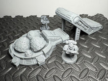 Load image into Gallery viewer, 28mm Grinding Pit Factory Industrial Scatter Terrain for 28mm Wargaming Sci Fi