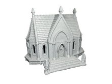 Load image into Gallery viewer, 28mm Elven House 5 3D Printed Fantasy Building Terrain for D&D LOTR Silver Haven