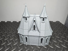 Load image into Gallery viewer, 28mm Elven House 3 Fantasy Medieval Building Terrain for D&D LOTR Silver Haven