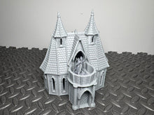 Load image into Gallery viewer, 28mm Elven House 3 Fantasy Medieval Building Terrain for D&D LOTR Silver Haven