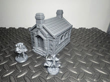 Load image into Gallery viewer, Dwarven Dwelling 1 Mythalor House Fantasy Tabletop Gaming Terrain D&D 28mm