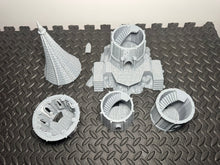 Load image into Gallery viewer, Silver Haven Elven Tower Fantasy Tabletop Gaming Terrain D&D Medieval 28mm