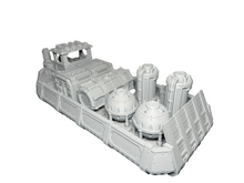 Load image into Gallery viewer, Cargo Barge 28mm 32mm Sci Fi Industrial Dockyard Terrain 3D Printed 43cm Long