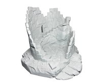 Load image into Gallery viewer, Ruined Castle Turret Medieval Ruins 28mm Tabletop Terrain RPG Wargaming Scenery