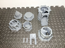 Load image into Gallery viewer, 28mm Arabic Desert Minaret Tower - Corsairs Korshadir Tabletop Wargaming Terrain