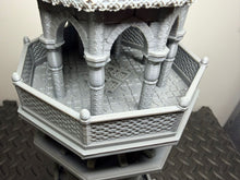 Load image into Gallery viewer, 28mm Arabic Desert Minaret Tower - Corsairs Korshadir Tabletop Wargaming Terrain