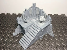 Load image into Gallery viewer, Corner Fantasy Platform Ruins 2 Piece Grimdark 28mm Tabletop Wargaming D&D RPG