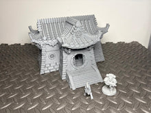 Load image into Gallery viewer, Dragonwind Outpost Building Eastern Oriental Fantasy Tabletop 28mm 32mm RPG Wargaming Terrain