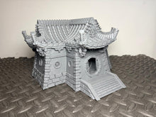 Load image into Gallery viewer, Dragonwind Outpost Building Eastern Oriental Fantasy Tabletop 28mm 32mm RPG Wargaming Terrain