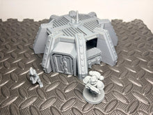 Load image into Gallery viewer, Industrial Grimdark Command Bunker Outpost Sci Fi Wargaming Terrain 28mm