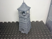 Load image into Gallery viewer, Briarwood Watch Tower Bell Tower Medieval Fantasy Scatter Terrain 28mm 32mm