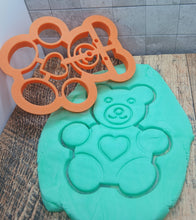 Load image into Gallery viewer, Teddy Bear 3D Printed Cookie Cutter Stamp Baking Biscuit Shape Tool