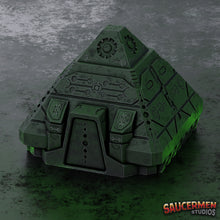 Load image into Gallery viewer, Ancient Alien Pyramid Structure Fantasy Sci-Fi 28mm 3D Printed