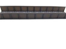 Load image into Gallery viewer, Long N Gauge Single Track Bridge Girder Model Railway Track Bridge Sides & Deck