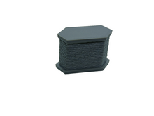 Load image into Gallery viewer, N Gauge Bridge Support Pier Model Railway Girder Support Brick Stone Detail