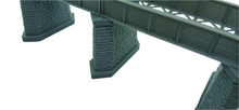 Load image into Gallery viewer, Girder Bridge N Gauge Model Railway Single Track  Support Piers Stonework Detail