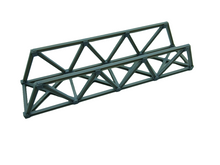 Load image into Gallery viewer, Lattice Girder Railway Bridge N Gauge - Girder Section only No Supports
