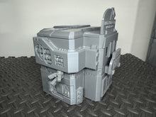 Load image into Gallery viewer, Futuristic Sci Fi Bank Building Tabletop Terrain Scenery 28mm 32mm 3D Printed
