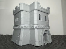 Load image into Gallery viewer, Sci Fi Building Battle Tower Tabletop Terrain Scenery 28mm 32mm 3D Printed