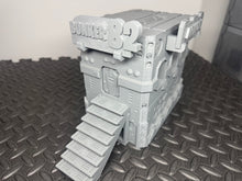 Load image into Gallery viewer, Futuristic Armoury Sci Fi Building Tabletop Terrain Scenery 28mm 32mm 3D Printed