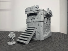 Load image into Gallery viewer, Futuristic Armoury Sci Fi Building Tabletop Terrain Scenery 28mm 32mm 3D Printed
