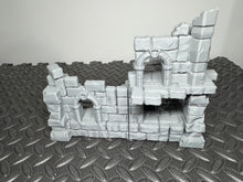 Load image into Gallery viewer, Battle Ruined Terrain Ancient Castle Ruins 28mm Tabletop RPG Wargaming Scenery