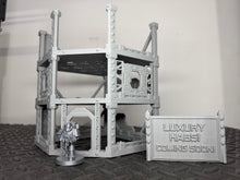 Load image into Gallery viewer, Construction Site Sci-Fi Building 28mm 32mm 3D Printed Tabletop Terrain