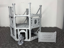 Load image into Gallery viewer, Construction Site Sci-Fi Building 28mm 32mm 3D Printed Tabletop Terrain