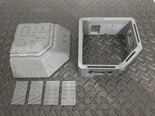 Load image into Gallery viewer, Medical Clinic Sci Fi Building Tabletop Terrain Scenery 28mm 32mm 3D Printed
