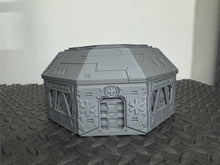 Load image into Gallery viewer, Medical Clinic Sci Fi Building Tabletop Terrain Scenery 28mm 32mm 3D Printed